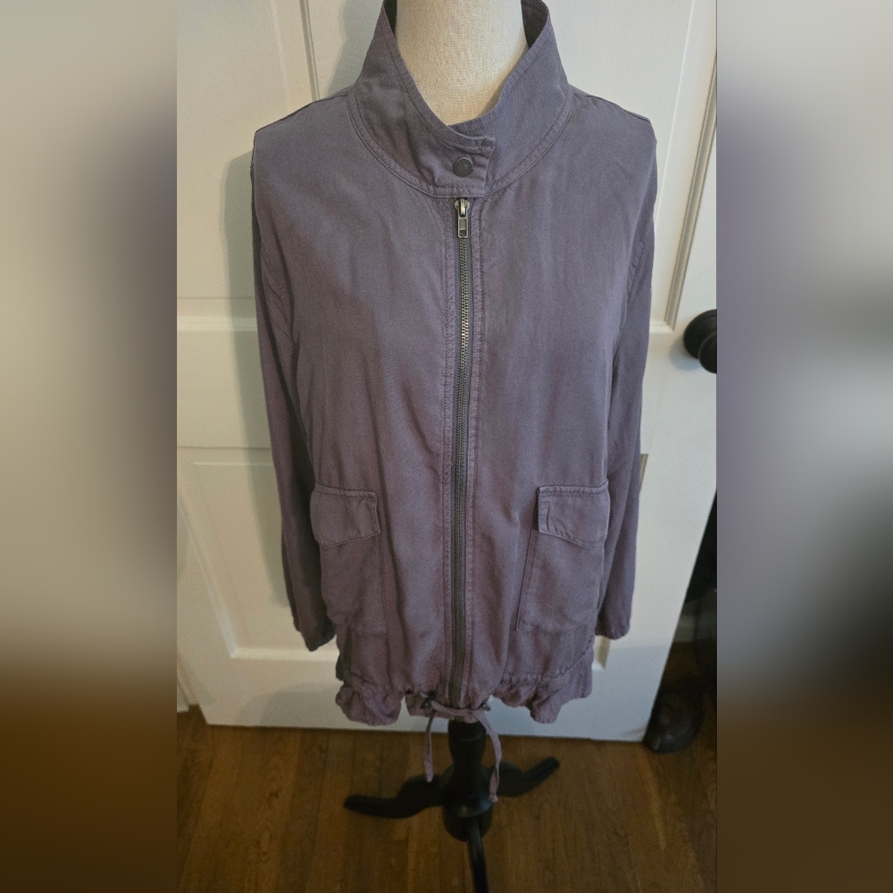 Sanctuary Women's Dusty Lavender Utility Jacket Sz L